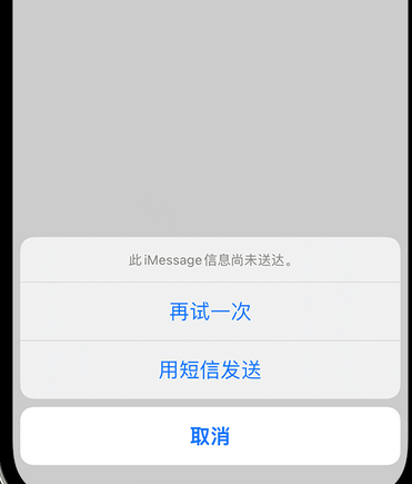 湛河apple维修iPhone上无法正常发送iMessage信息